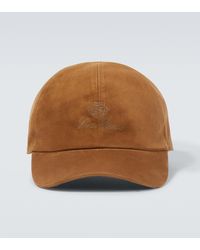 Loro Piana - Baseballcap Aus Veloursleder - Lyst