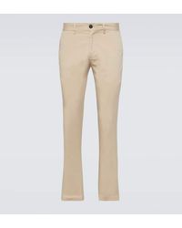Sunspel - Pantalones chinos slim de sarga de algodon - Lyst