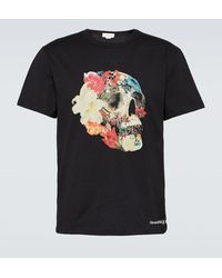 Alexander McQueen - T-Shirt aus Baumwoll-Jersey - Lyst