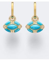 SHAY - Riviera Petite 18Kt Huggie Earrings With And Diamonds - Lyst