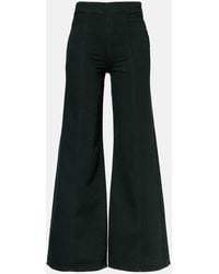 Ulla Johnson - Pantalon Ample Bianca En Coton - Lyst