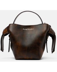 Acne Studios - Musubi Mini Leather Shoulder Bag - Lyst