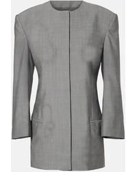 Calvin Klein - Chaqueta Parker De Lana - Lyst