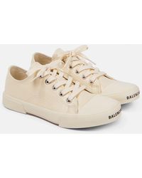 Balenciaga - Paris Low-top Leather Sneakers - Lyst