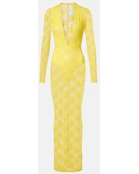 Alex Perry - Sheer Lace Gown - Lyst