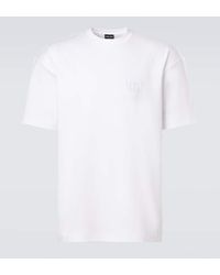 Giorgio Armani - T-Shirt Aus Baumwoll-Jersey - Lyst