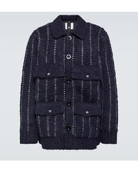 Sacai - Wool-blend Blouson Jacket - Lyst