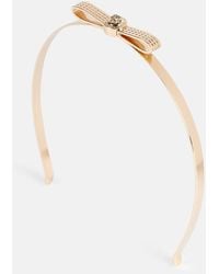 Versace - Medusa Bow-Detail Headband - Lyst