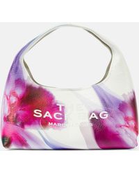 Marc Jacobs - The Sack Future Floral Mini Leather Tote Bag - Lyst