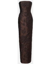 Emilia Wickstead - Laelia Jacquard Corset Gown - Lyst