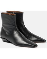 Paris Texas - Bettina 25 Leather Ankle Boots - Lyst