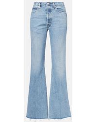 FRAME - The Lax High-Rise Flared Jeans - Lyst