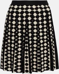 Tory Burch - Polka-Dot Jacquard Miniskirt - Lyst