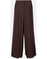 JOSEPH - Tibre Plisse Wide-Leg Pants - Lyst