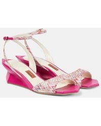 Missoni - Zig Zag Wedge Sandals - Lyst