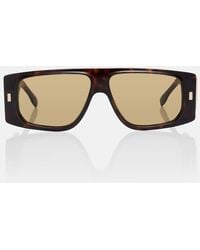 Fendi - Ff Squared Rectangular Sunglasses - Lyst
