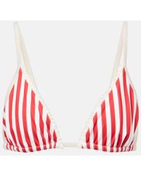 Bananhot - Top De Bikini Triangular Candy A Rayas - Lyst