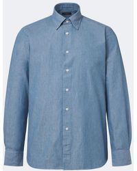 Slowear - Cotton Chambray Shirt - Lyst
