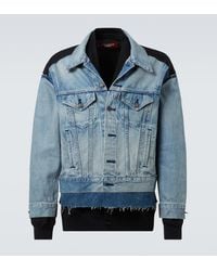 Junya Watanabe - X Levi's Jersey And Denim Jacket - Lyst