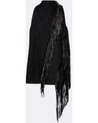 Sportmax - Fringed Halterneck Cotton Top - Lyst