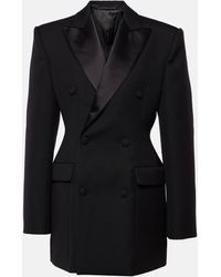 Wardrobe NYC - Wool Blazer Minidress - Lyst
