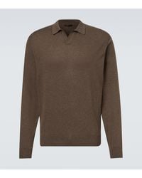 Rubinacci - Cashmere Polo Sweater - Lyst