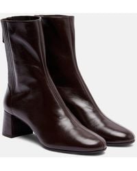 Aquazzura - Ankle Boots Saint Honore 50 Aus Leder - Lyst
