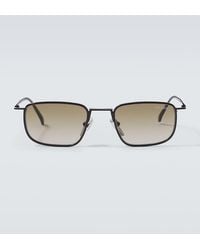 Prada - Logo Rectangular Sunglasses - Lyst