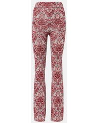 Rabanne - Paisley Straight Pants - Lyst