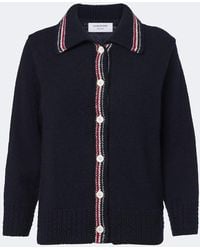 Thom Browne - Hector Wool And Mohair Cardigan - Lyst