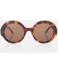 Loewe - Occhiali Da Sole Oversize Round Slim - Lyst