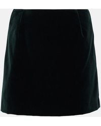 Blazé Milano - Jealousy Cotton Velvet Miniskirt - Lyst