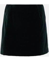 Blazé Milano - Jealousy Cotton Velvet Miniskirt - Lyst
