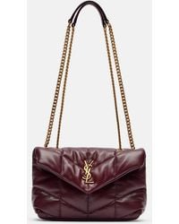 Saint Laurent - Toy Puffer Leather Shoulder Bag - Lyst