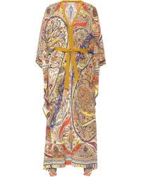 Etro Bedruckter Kaftan mit Seidenanteil - Natur