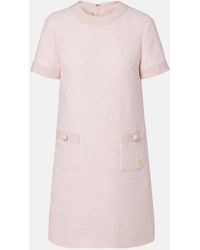 Valentino - Vgold Tweed Minidress - Lyst