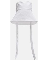 Miu Miu - Cotton Poplin Bucket Hat - Lyst