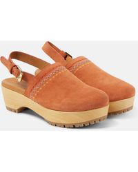 See By Chloé - Pheebe Suede Clogs - Lyst
