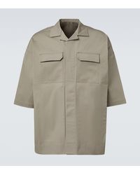Rick Owens - Magnum Tommy Cotton-Blend Poplin Shirt - Lyst