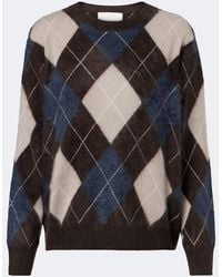 Lisa Yang - Margy Argyle Cashmere Sweater - Lyst