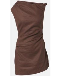 SIR. - Tamara Linen Minidress - Lyst