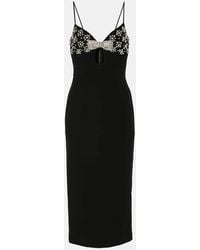 Rebecca Vallance - Rina Embellished Midi Dress - Lyst