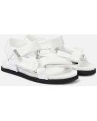 The Attico - Salinas Leather Sandals - Lyst