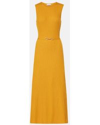 Gabriela Hearst - Ribbed-Knit Wool And Cashmere Maxi Dress - Lyst