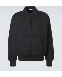 Fear Of God - Cotton Jersey Half-Zip Sweatshirt - Lyst