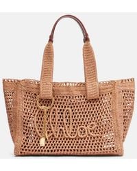 Chloé - Summer Banana Raffia Tote Bag - Lyst