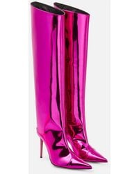 Alexandre Vauthier - Metallic Over-The-Knee Boots - Lyst