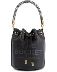 Marc Jacobs Bucket-Bag aus Leder - Schwarz