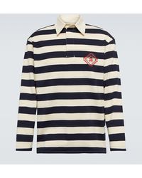 Adish - Kharaz Striped Cotton Polo Shirt - Lyst