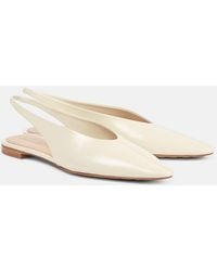 Bottega Veneta - Slingback-Ballerinas Sofia Aus Leder - Lyst